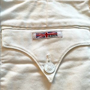 HUDSON WHITE DENIM SKIRT
